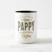 Pappy's Coffee Power! Vater und Großvater Tasse (Zentrum)