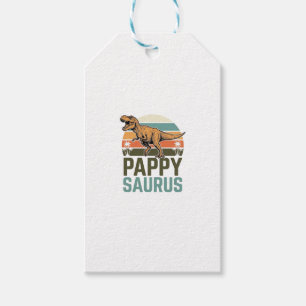 Pappysaurus Lustiges Dinosaurier Vintage Sonnenunt Geschenkanhänger