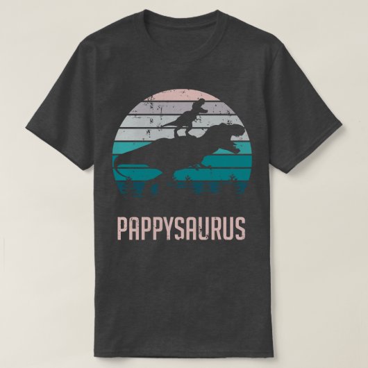 Pappysaurus TRex Dinosaur T-Shirt (Design vorne)
