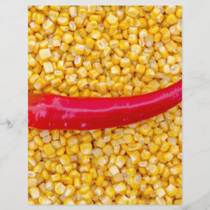 Paprika auf Mais