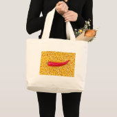 Paprika auf Mais Jumbo Stoffbeutel (Vorderseite (Produkt))