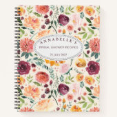 Paprika Burgundy Blumenkohl Brautparty Rezept Buch (Vorderseite)