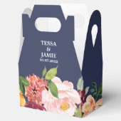 Paprika Burgundy Gastgeschenk Hochzeit Geschenkschachtel (Geöffnet)