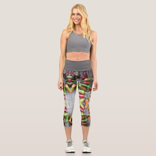 Paprika Capri Leggings (Vorderseite)