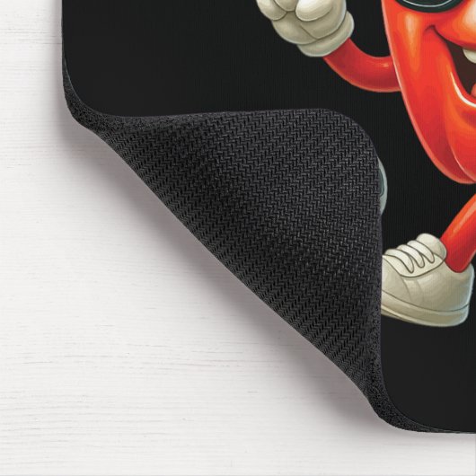 Paprika-Fußball Mousepad (Ecke)