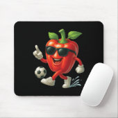 Paprika-Fußball Mousepad (Mit Mouse)
