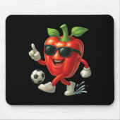 Paprika-Fußball Mousepad (Vorne)