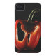 Paprika, Gemüse, schwarzer Hintergrund Case-Mate iPhone Hülle (Rückseite)