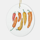 Paprika Keramik Ornament (Links)