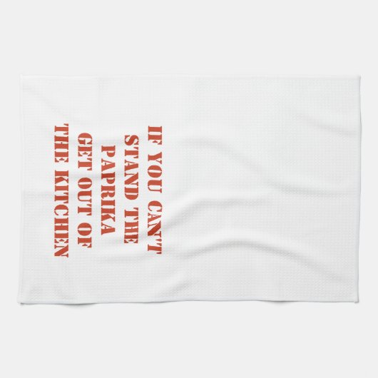 PAPRIKA KITCHEN TOWEL - ORANGE GESCHIRRTUCH (Horizontal)
