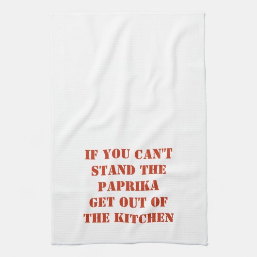 PAPRIKA KITCHEN TOWEL - ORANGE GESCHIRRTUCH (Vertikal)