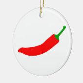 Paprika-Pfeffer Keramik Ornament (Links)