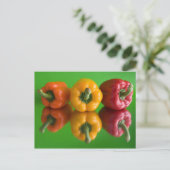 Paprika Postkarte (Stehend Vorderseite)