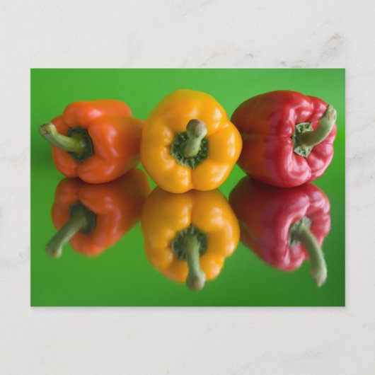 Paprika Postkarte (Vorderseite)