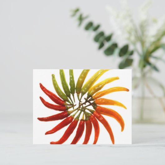 Paprika Postkarte (Stehend Vorderseite)