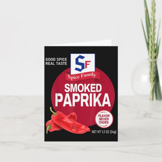 Paprika Sce Group Family Matching Halloween Outfit Karte (Vorderseite)