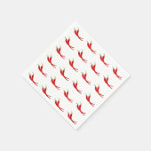 Paprika Serviette (Ecke)