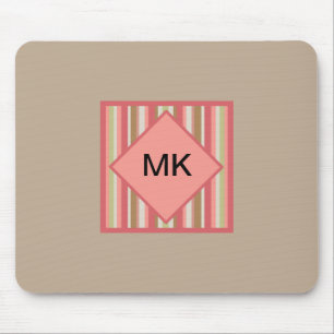 Paprika-Streifen-Muster Mousepad