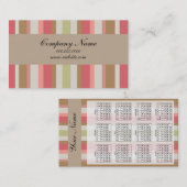 Paprika-Streifen-Muster Visitenkarte (Vorne/Hinten)