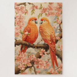 Paprika und Kirschblüte Puzzle