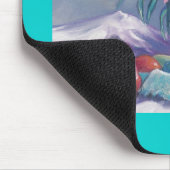 Paprika und Lilien Mousepad (Ecke)