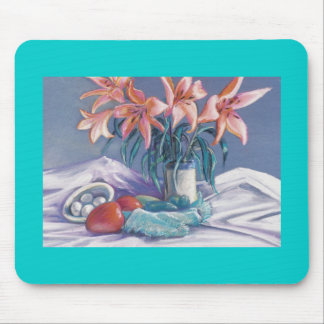 Paprika und Lilien Mousepad