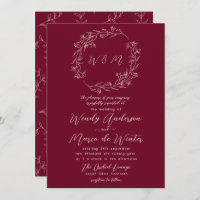 Paprika und Oyster Pink Boho Botanische Hochzeit