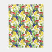 Paprika und tropische Früchte Fleecedecke (Vorderseite)