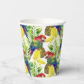 Paprika und tropisches Obst Pappbecher (Rückseite)