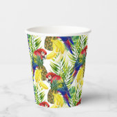 Paprika und tropisches Obst Pappbecher (Vorderseite)