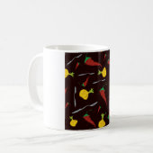 Paprika und Zwiebeln Kaffeetasse (Vorderseite Links)