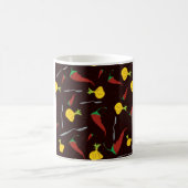 Paprika und Zwiebeln Kaffeetasse (Mittel)