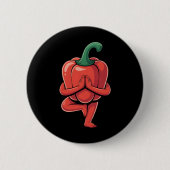Paprika Yoga Button (Vorderseite)
