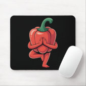 Paprika-Yoga  Mousepad (Mit Mouse)