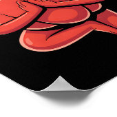 Paprika-Yoga  Poster (Ecke)