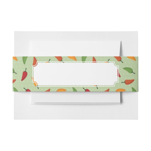 Paprikapfeffermuster Einladungsbanderole (Vorderseite Beispiel)