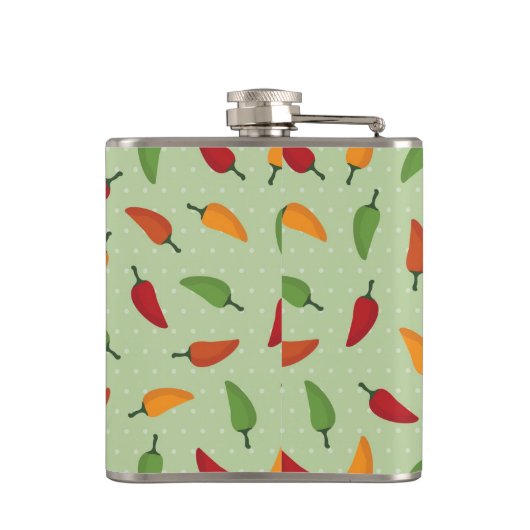 Paprikapfeffermuster Flachmann (Rückseite)