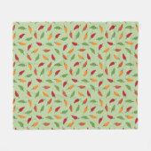 Paprikapfeffermuster Fleecedecke (Vorderseite (Horizontal))