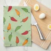 Paprikapfeffermuster Geschirrtuch (Viertel Falte)