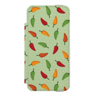 Paprikapfeffermuster Incipio Watson™ iPhone 5 Geldbörsen Hülle