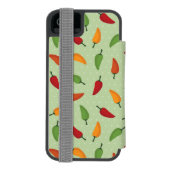 Paprikapfeffermuster Incipio iPhone Geldbeutel-Hülle (Folio Rückseite)