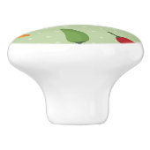 Paprikapfeffermuster Keramikknauf (Seitenansicht)