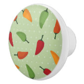 Paprikapfeffermuster Keramikknauf (Rechts)