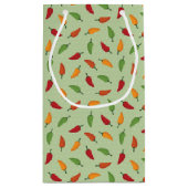 Paprikapfeffermuster Kleine Geschenktüte (Rückseite)