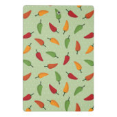 Paprikapfeffermuster Mini Klemmbrett (Rückseite)