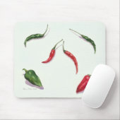 Paprikas und Paprikaschoten 2005 Mousepad (Mit Mouse)