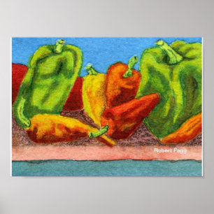 Paprikaschoten #1 Kunstdruckausgabe Poster