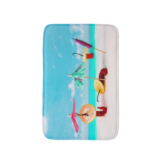 Paprikaschoten am Chili Badematte (Vorderseite Vertikal)