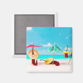 Paprikaschoten am Chili Magnet (Vorderseite/Rückseite)