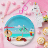 Paprikaschoten am Chili Pappteller (Party)